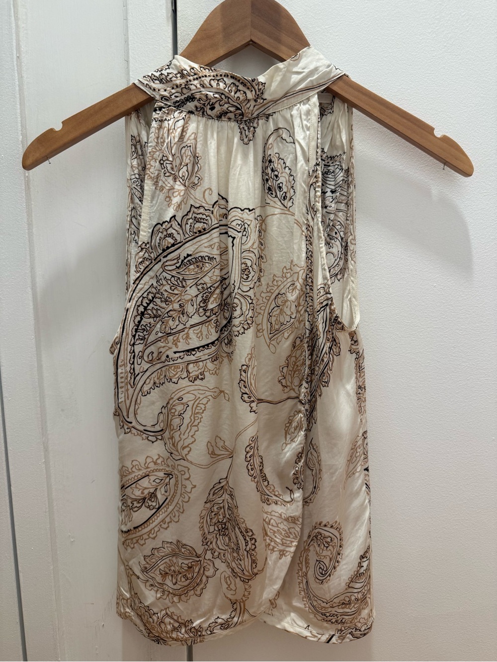 intimissimi Cream Paisley Satin Halter too Camisole - Picture 1 of 4